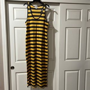 Striped Racerback Maxi Dress 1XL EUC